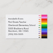 教育者の虹 名刺 (裏面)