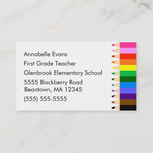 教育者の虹 名刺 (裏面)