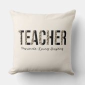 教育者への思いやりのある贈り物 クッション (正面)