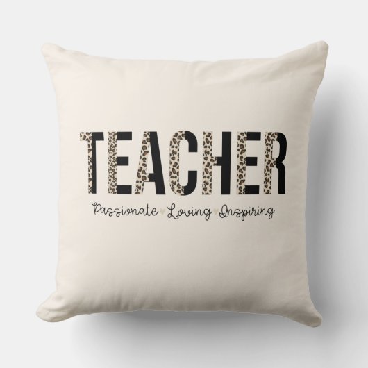 教育者への思いやりのある贈り物 クッション (正面)