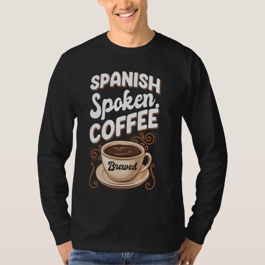 教育者スペインののための先生コーヒー愛好家 Tシャツ (正面)