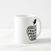 教育者先生メンターガイドグル コーヒーマグカップ (正面右)