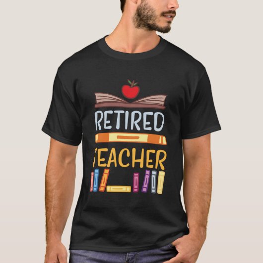 教育者退職した向け先生退職金 Tシャツ (正面)