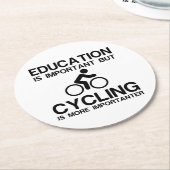 教育重要サイクリング重要人物 ラウンドペーパーコースター (アングル)