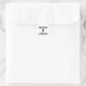 教育重要ラクロス重要人物 三角形シール (バッグ)