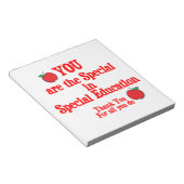 教育面での特別評価 ノートパッド (アングル)