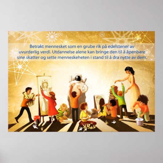 教育(ノルウェー語) ポスター (正面)