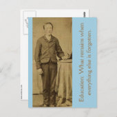 教育：他の全てが… ポストカード (正面/裏面)