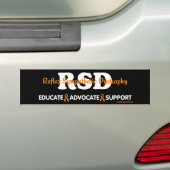 教育・啓発・サポート…RSD/CRPS バンパーステッカー (車上)