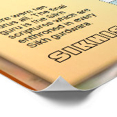 教育、宗教、シーク教「テングルス」 ポスター (角)