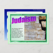 教育、宗教、ユダヤ教、ホロコースト記念碑 ポストカード (正面/裏面)