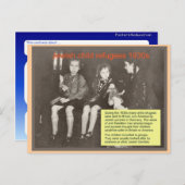 教育、宗教、ユダヤ教、ユダヤ難民1930 ポストカード (正面/裏面)