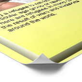 教育、市民権、難民、UNHCR背景 ポスター (角)