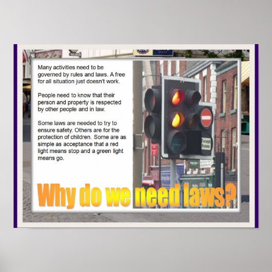 教育、市民法が必要な理由は？ ポスター (正面)