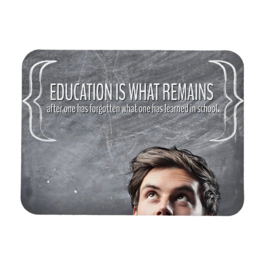 「教育」感動的引用文柔軟性 マグネット (横)