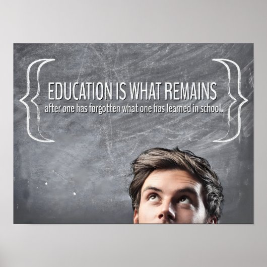 「教育」感動的引用文 ポスター (正面)