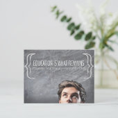 「教育」感動的引用文 ポストカード (スタンド正面)