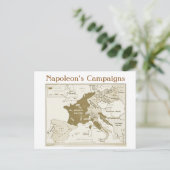 教育、歴史、ナポレオン、ヨーロッパ1812 ポストカード (スタンド正面)