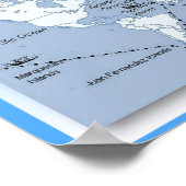 教育、歴史、マゼランの航海 ポスター (角)