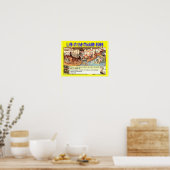 教育、歴史、中世の生活 ポスター (キッチン)