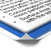 教育、科学、化学反応とは? ポスター (角)