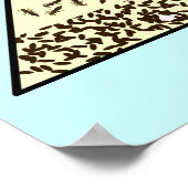 教育、科学、川の食物連鎖 ポスター (角)