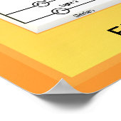 教育、科学、電気回路 ポスター (角)