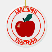 教育Apple セラミックオーナメント (裏面)