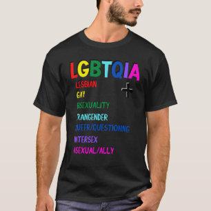教育Lgbtq+文字の意味と広がり Tシャツ