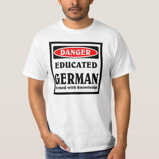 教養あるドイツ人 Tシャツ (正面)