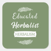 教養ある本草学者の自然医学 スクエアシール (正面)