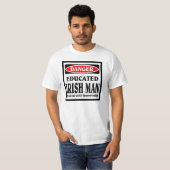 教養のあるアイルランド人男性 Tシャツ (正面フル)