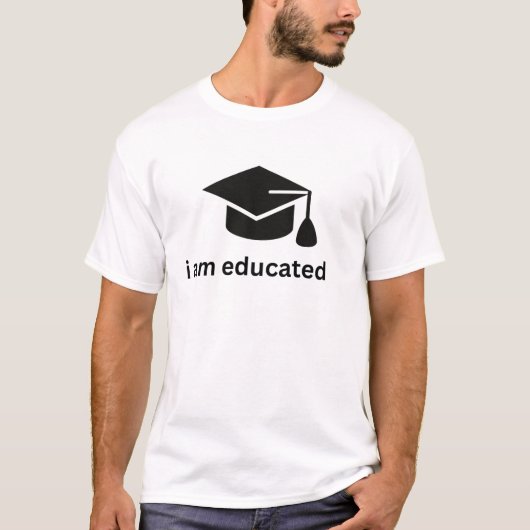 教養のある人のためのTシャツ Tシャツ (正面)