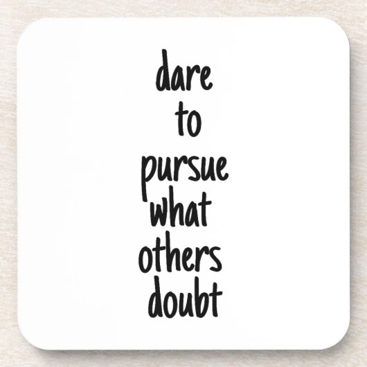 敢えてプラスチック懸命を追求する コースター (正面)