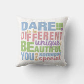 敢えて違うカスタム装飾用クッション クッション (裏面)