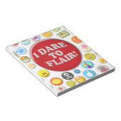 敢えて~するしゃれている ノートパッド (アングル)