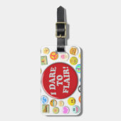 敢えて~するしゃれている ラゲッジタグ (正面縦)