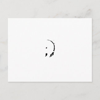 散らかったウインク ポストカード