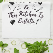 散らかった台所は幸せな台所だ キッチンタオル (折り畳み)