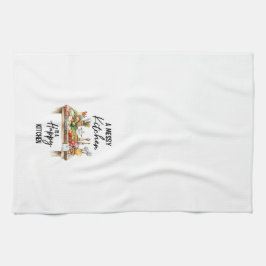 散らかった台所は幸せな台所 キッチンタオル