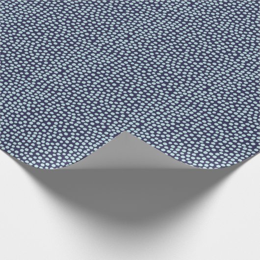 散らかった水玉模様、トレンディーインクのパターン。 ラッピングペーパー (角)