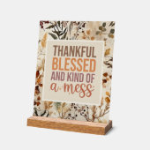 散らかっ賛美てお客様を感動させる準備ができて! アクリルサイン (傾斜)