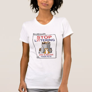 散らかることを止めて下さい Tシャツ