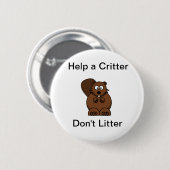 散らかること 缶バッジ (正面&裏面)