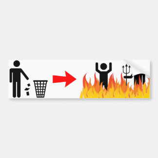 散らかるバンパーステッカー無し バンパーステッカー