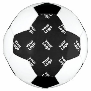 散らばったパターン どんなロゴやアップロード画像にも対応 サッカーボール