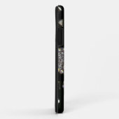 散りばめられた(紋章の)フラ・ダ・リのプリントの場合 Case-Mate iPhoneケース (裏面/右)