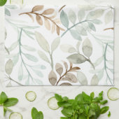 散りゆく葉 キッチンタオル (折り畳み)