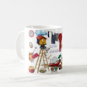 散乱のマグ コーヒーマグカップ (正面左)