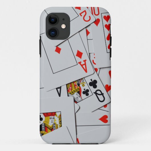 散乱カードのデッキ、iPhone / iPadケース Case-Mate iPhoneケース (裏面)